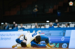 Naji Dávid aranyérmet nyert a szarajevói Judo European Openen