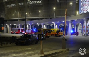 Tűz volt Budapesten a Puskás Arénában