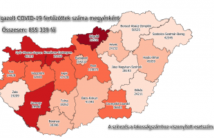 Koronavírus: 3125 új fertőzöttet azonosítottak, elhunyt 36 beteg