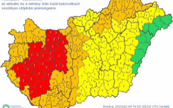 Itt a meteorológiai szolgálat friss veszélyjelzése - szélrohamokra számíthatunk