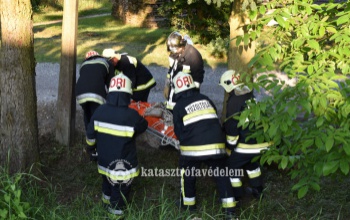 Leesett egy kiránduló a Sólyom-bérc egyik sziklájáról