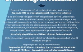 Legyen Ön is részese a közösségi tervezésnek!