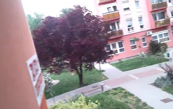 Kaposváron feltámadt a szél