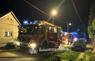 Tűz ütött ki egy családi ház padlásterében