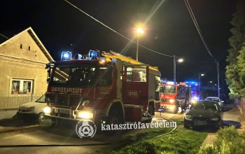 Tűz ütött ki egy családi ház padlásterében