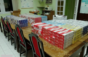 Ötmillió forint értékű cigarettát foglaltak le a pénzügyőrök