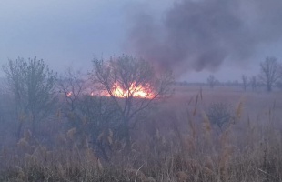 Másfél kilométer hosszan ég a nádas Fonyódon, négy tűzoltólaktanyából vonultak oltani