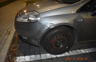 Nekikoccant a Fiatnak, majd szó nélkül lelépett a sofőr