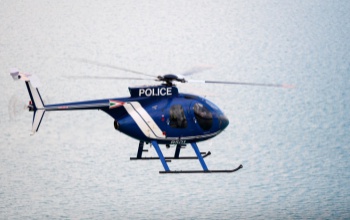 A Balatonba zuhant egy rendőrségi helikopter