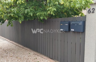 WPC kerítés – Se gondozni, se festeni nem kell!