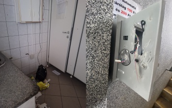 Vandálok rongálták meg a Kossuth téri nyilvános WC-ket