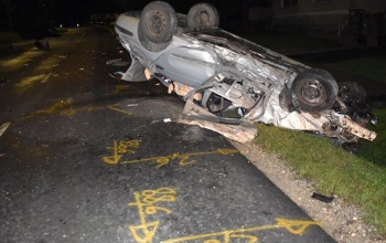 Térfigyelő kamera rögzítette a somogyvári halálos balesetet