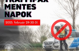 Traffipaxmentes napokat hirdetett a rendőrség