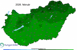 Enyhe és átlagosan csapadékos volt a február