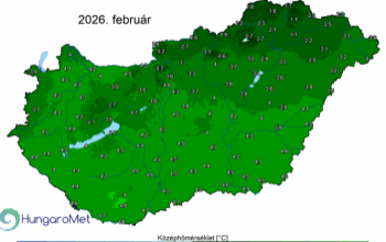 Enyhe és átlagosan csapadékos volt a február