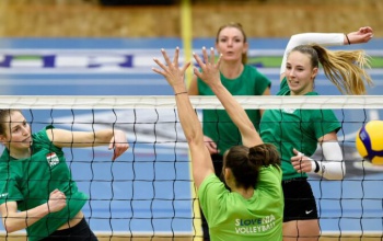 A Kaposvár Arénában játszott felkészülési meccset a női röplabda válogatott