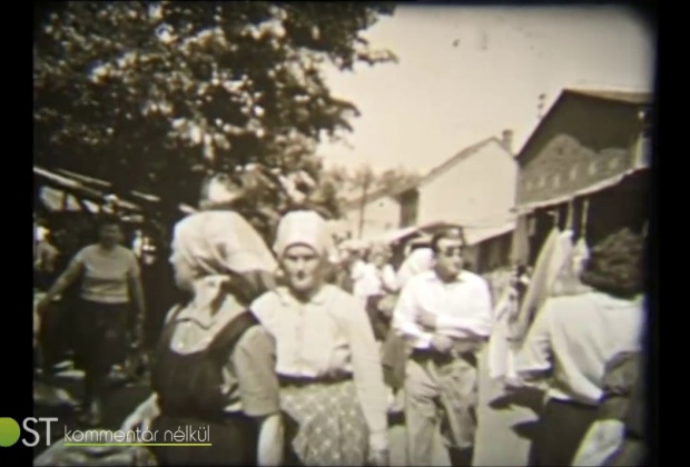 Archív felvételeken az új vásárcsarnok (1964)
