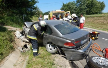 A tűzoltók szabadították ki a marcali baleset sérültjét