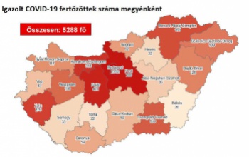 73 fővel emelkedett a beazonosított fertőzöttek száma Magyarországon