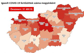 905 fővel nőtt a beazonosított fertőzöttek száma hazánkban