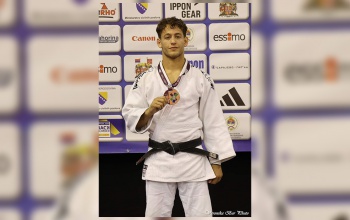 Naji Dávid ezüstérmes, Boros Bence pedig ötödik lett a boszniai judo Európa-kupán