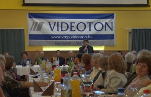 Nyugdíjas dolgozóit köszöntötte a Videoton