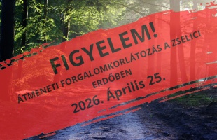 Forgalomkorlátozások a zselici erdőben április 25-én