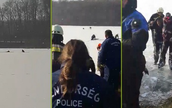 Videó: egy elítélt mentett ki egy korcsolyázót a fagyos Desedából