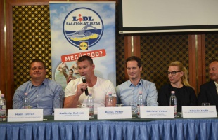 Olimpikonok részvételével jelentették be  a 36. Lidl Balaton-átúszást