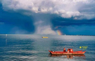 Microburst csapott le Siófokra pénteken - videó, fotó
