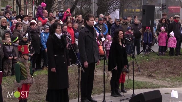 Március 15. - nézze vissza a kaposvári megemlékezést!