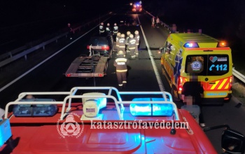 Éjszaka történt baleset az M7-esen