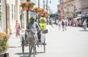 Nem a csacsifogattal, de azért megelőztük a vonatot (Kaposvár 2009-ben)