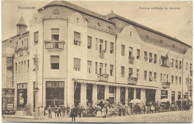Ekkor lett igazán ékkő a Korona (Kaposvár 1913-ban)