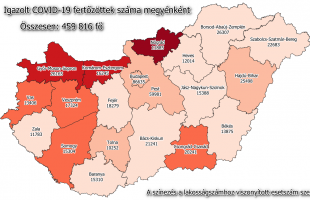 Durván megugrott a fertőzöttek száma