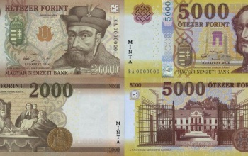 Átalakul a forint, besárgul az ötezres