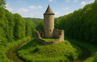 Vár állott egykoron a ropolyi erdőben