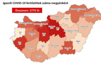 2775 főre nőtt a beazonosított fertőzöttek száma Magyarországon