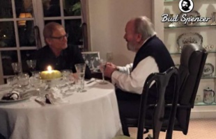 Terence Hill átugrott szülinapozni Bud Spencerhez
