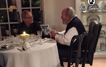 Terence Hill átugrott szülinapozni Bud Spencerhez