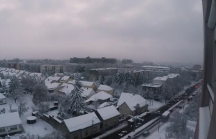 Kaposvár havazás után