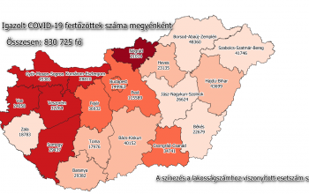 Koronavírus: 800 felett az új fertőzöttek száma, 10 beteg elhunyt