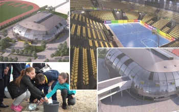 Letették az alapkövet, épül a Kaposvár Aréna
