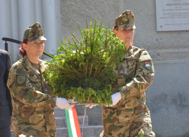 A magyar hősökre emlékeztek vasárnap délelőtt