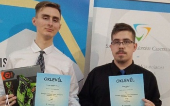 Ötödik helyen végzett a barcsi diák az országos versenyen
