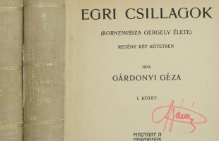 Több mint kétmillió forintért kelt el egy dedikált Egri csillagok-példány