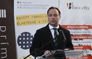 A vakok és gyengénlátók közössége számíthat a magyar kormány partnerségére