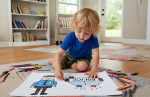 „Én így látom a rendőröket” – rajzpályázat hátrányos helyzetű gyermekeknek