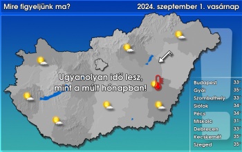 Megdőlt a fővárosi és országos hajnali melegrekord vasárnap