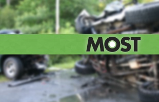 Baleset volt a magyaregresi elágazónál